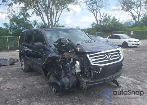 2015 Honda Pilot Lx from USA, damaged, VIN 5FNYF3H22FB023573